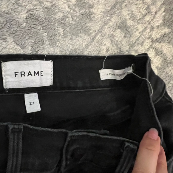 Frame High Rise Flared Pants - Picture 3 of 4